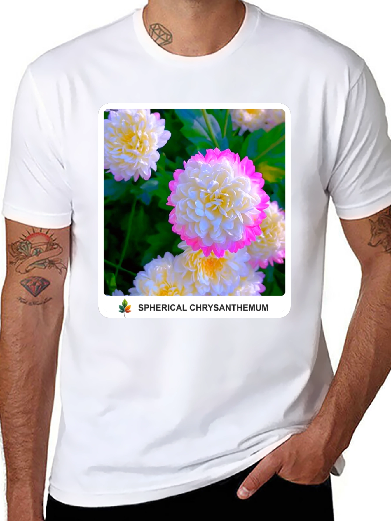 Spherical Chrysanthemum Graphic Tee