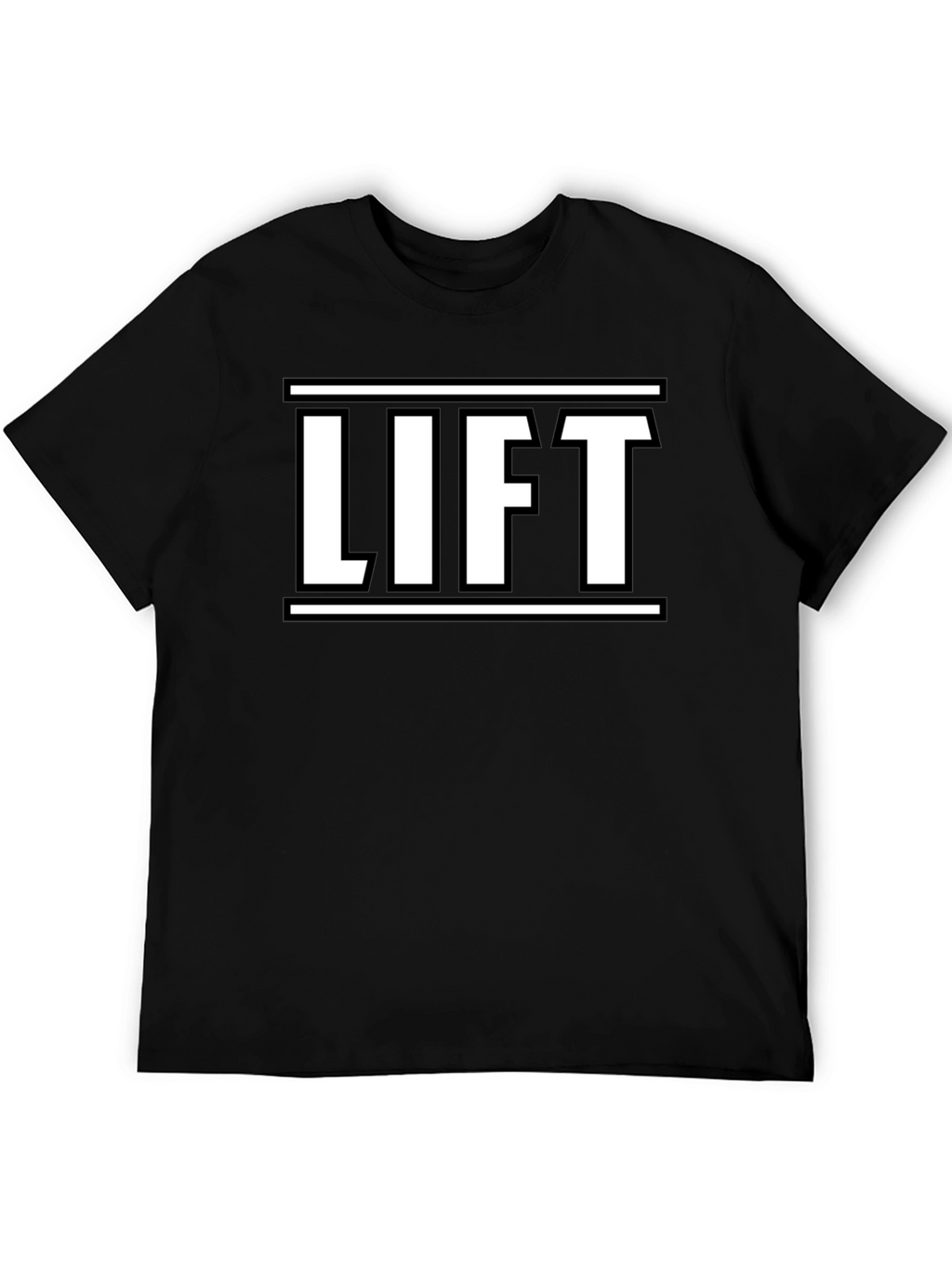 Lift Graphic Print Mens Black T-Shirt