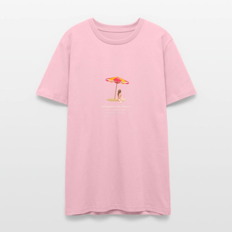 Colorful Beach Umbrella Under Moon