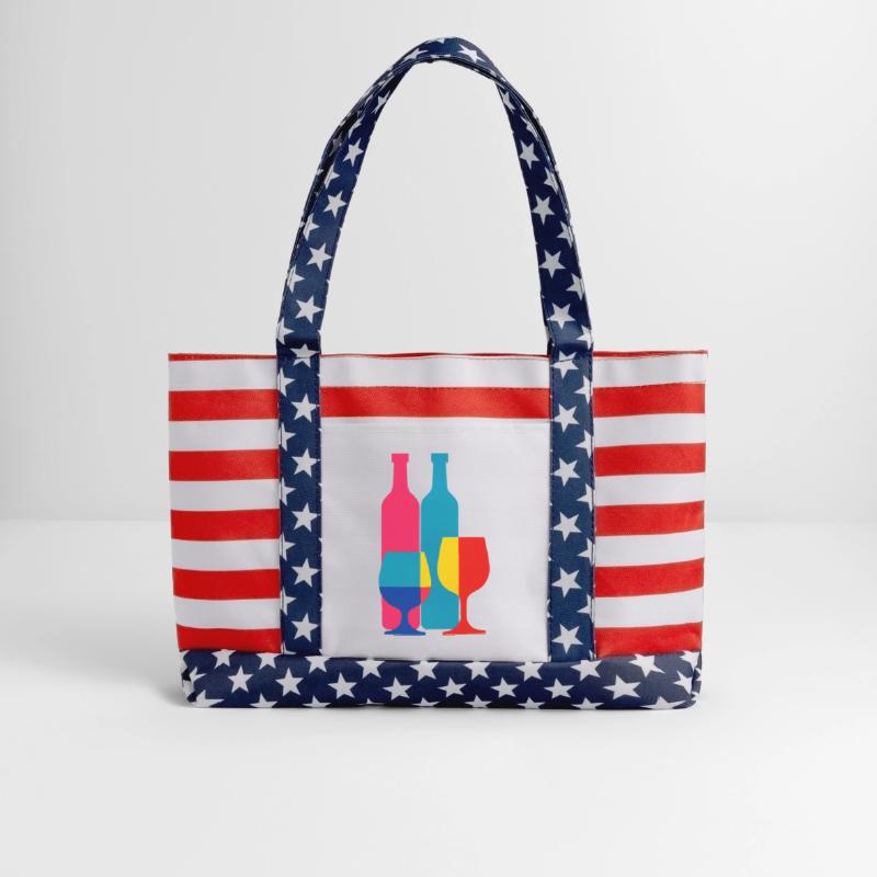 Colorful Cocktail Glasses Illustration