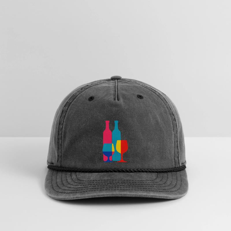 Colorful Cocktail Glasses Illustration