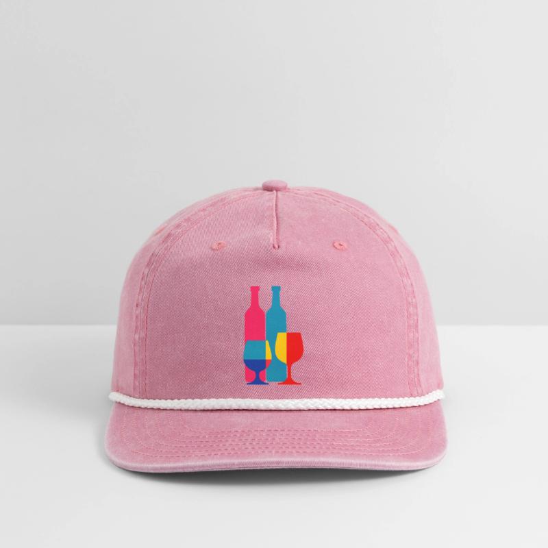 Colorful Cocktail Glasses Illustration