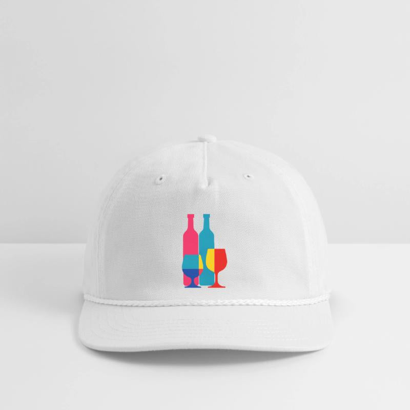 Colorful Cocktail Glasses Illustration