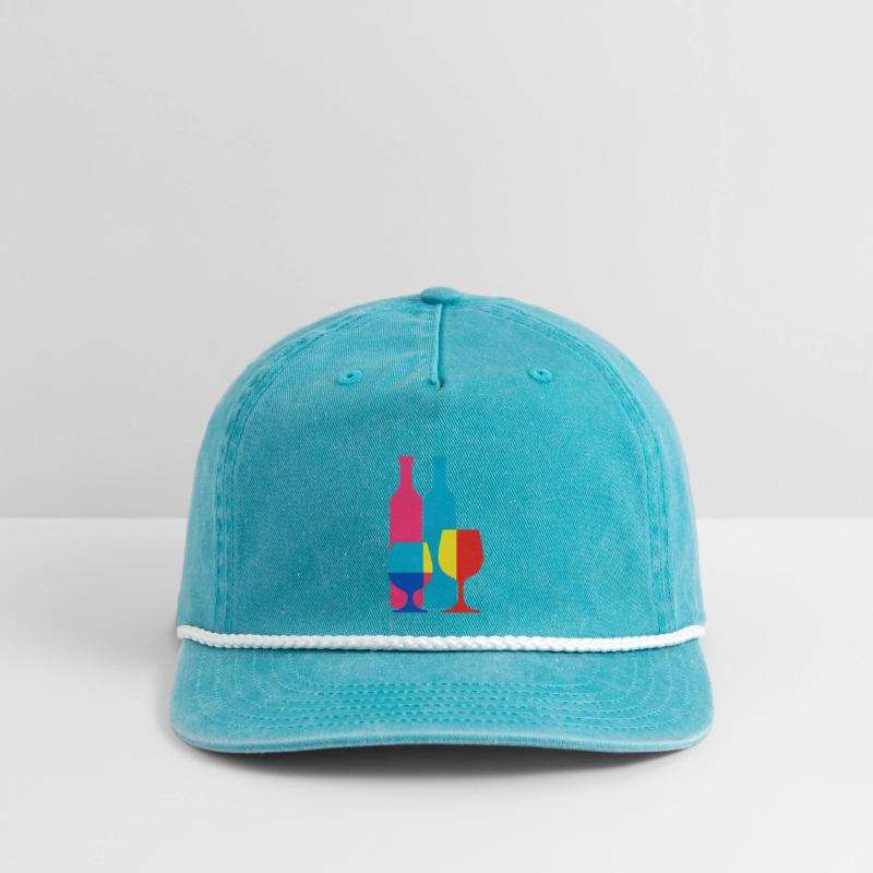 Colorful Cocktail Glasses Illustration