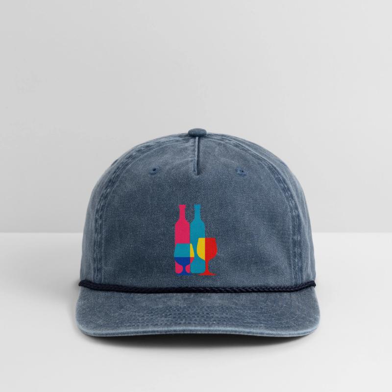 Colorful Cocktail Glasses Illustration