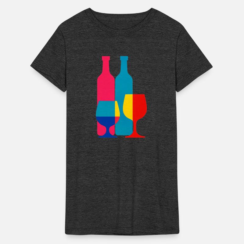 Colorful Cocktail Glasses Illustration