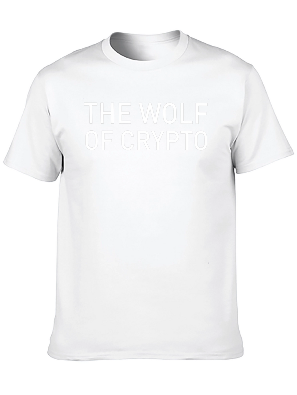 The Wolf of Crypto T-Shirt - Black Cotton Tee