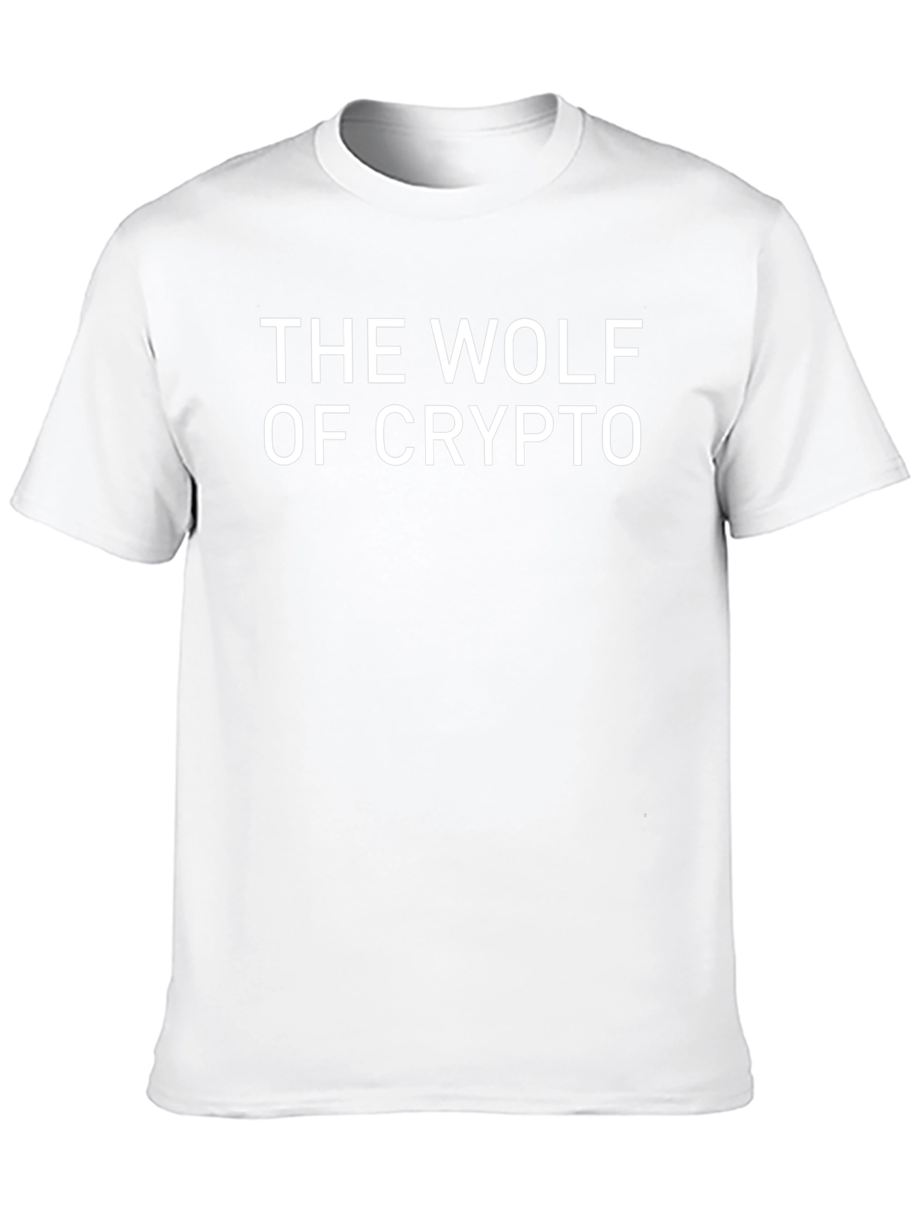 The Wolf of Crypto T-Shirt - Black Cotton Tee