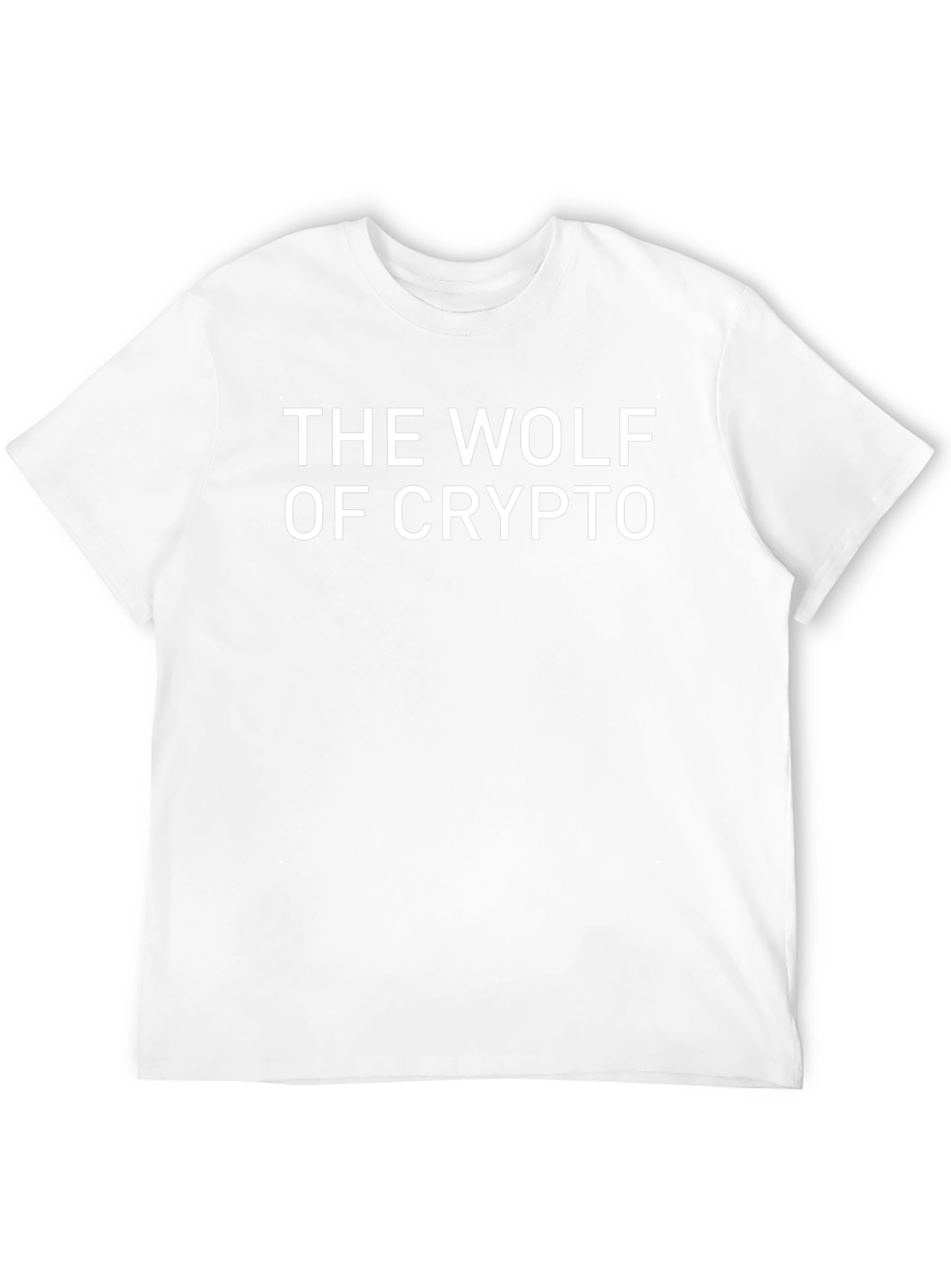 The Wolf of Crypto T-Shirt - Black Cotton Tee