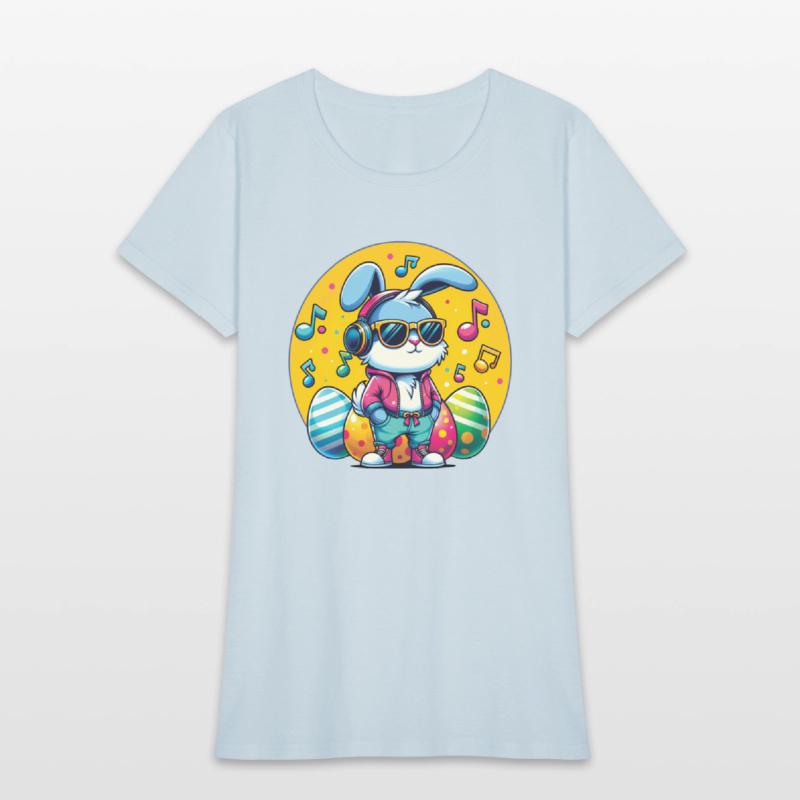 Cool Bunny in Headphones