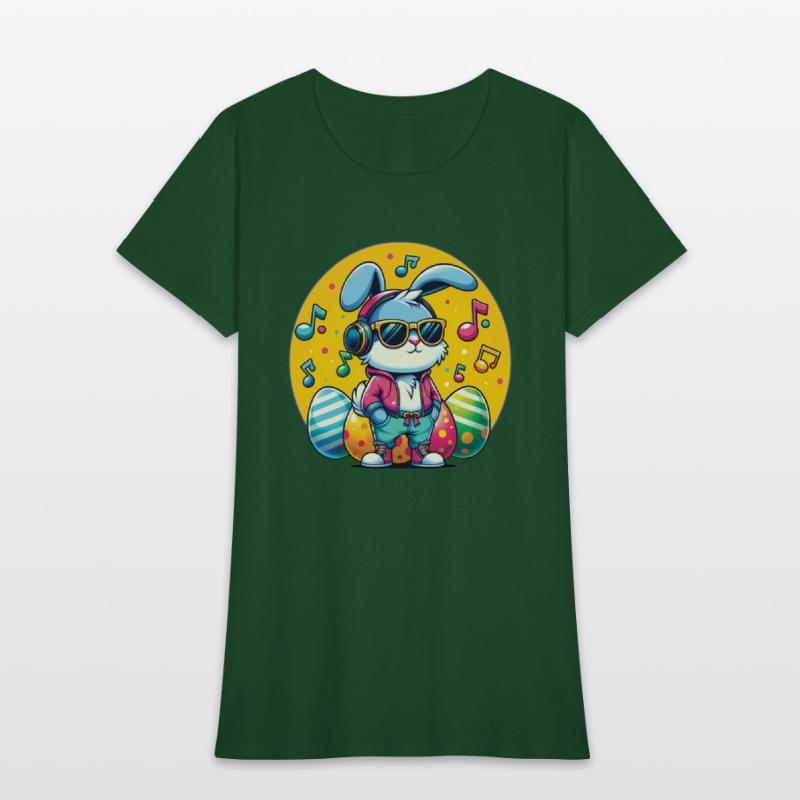 Cool Bunny in Headphones