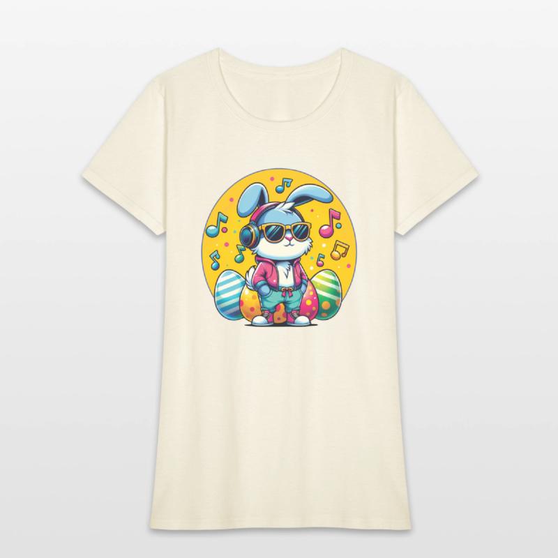 Cool Bunny in Headphones