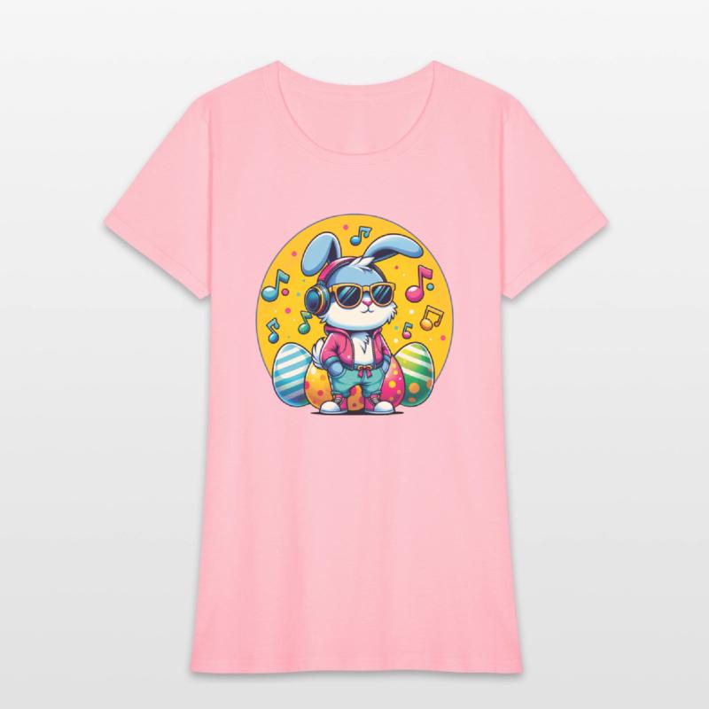 Cool Bunny in Headphones