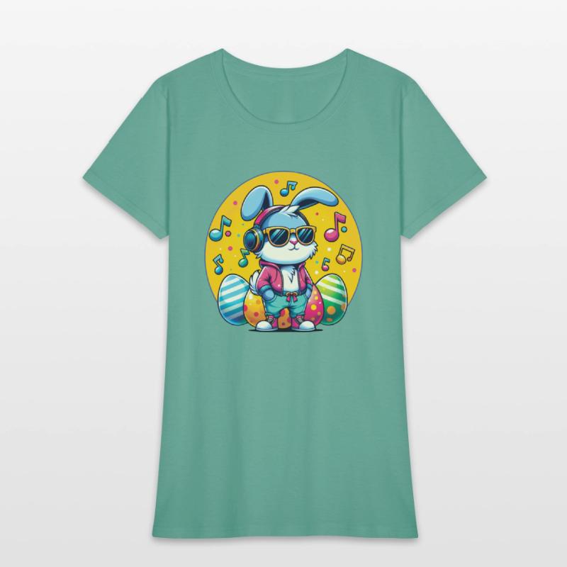 Cool Bunny in Headphones