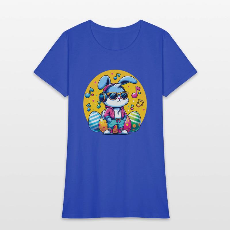 Cool Bunny in Headphones
