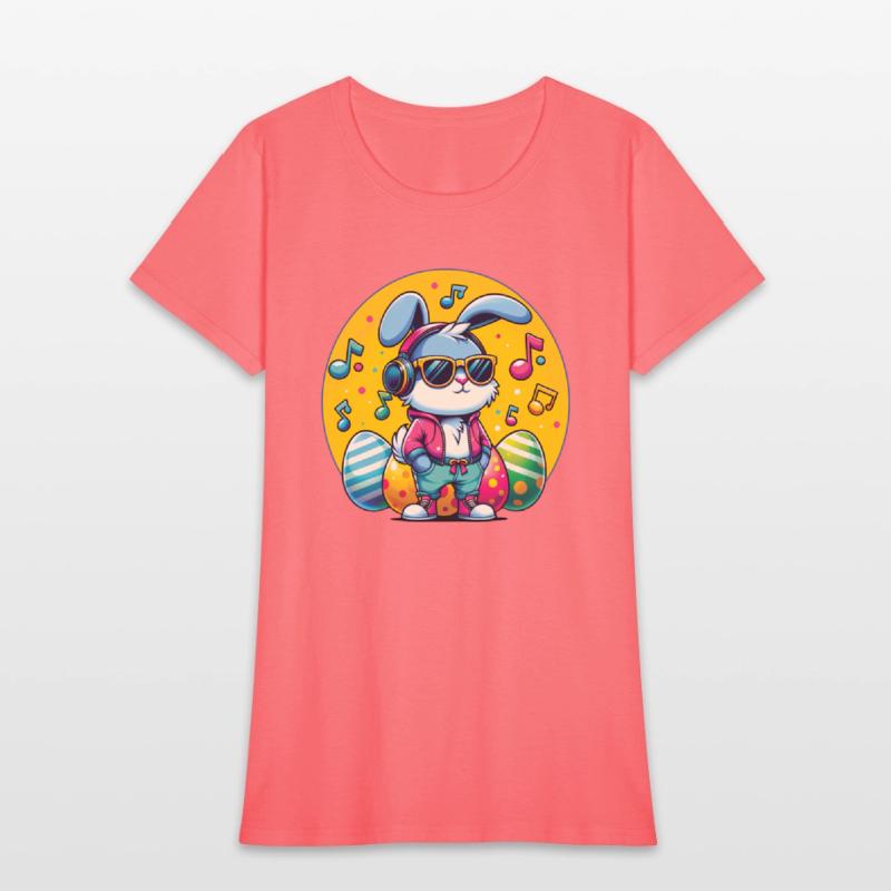 Cool Bunny in Headphones