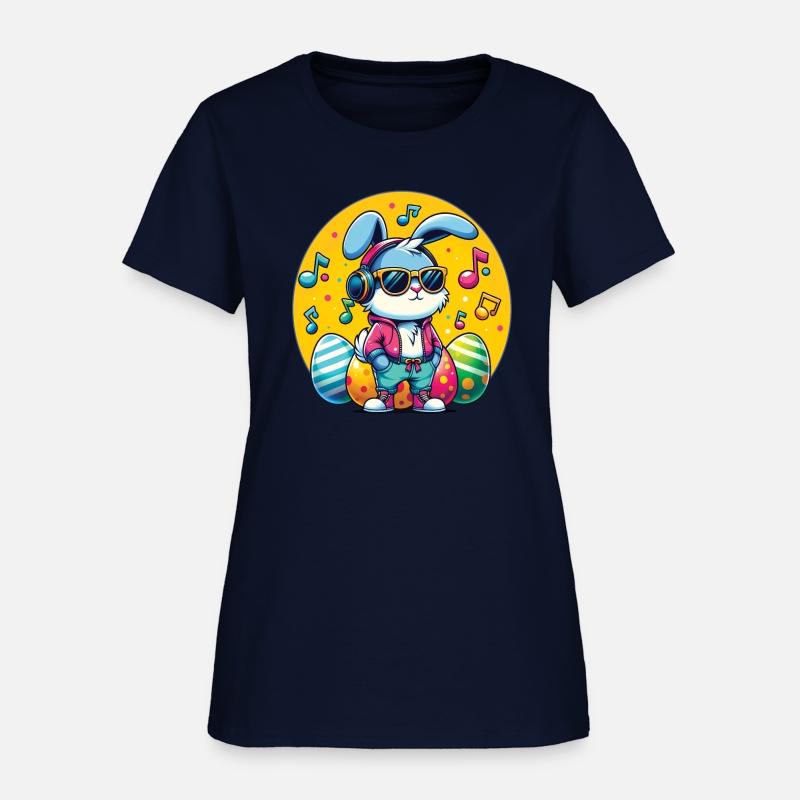 Cool Bunny in Headphones