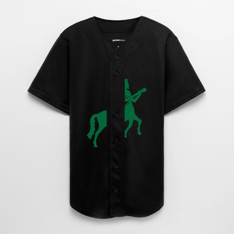 Cool guitar player centaur mythical creature man