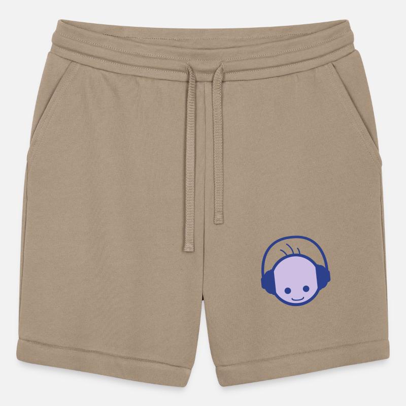 Cool Happy Man DJ Head Party Music Club Face Logo