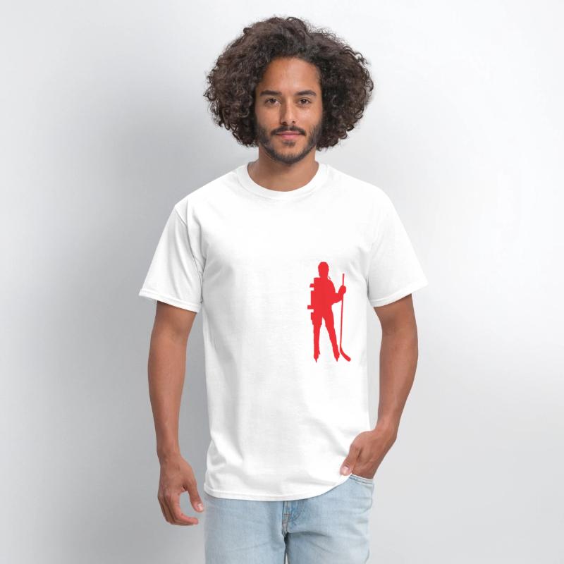 Cool ice hockey design with motivational slogan