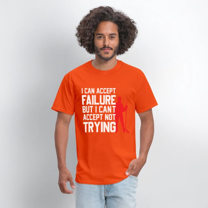 Cool ice hockey design with motivational slogan