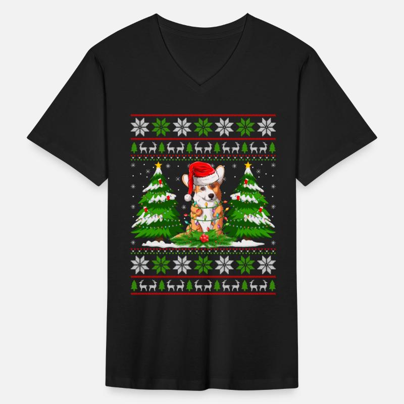 Corgi Dog Christmas Tree Lights