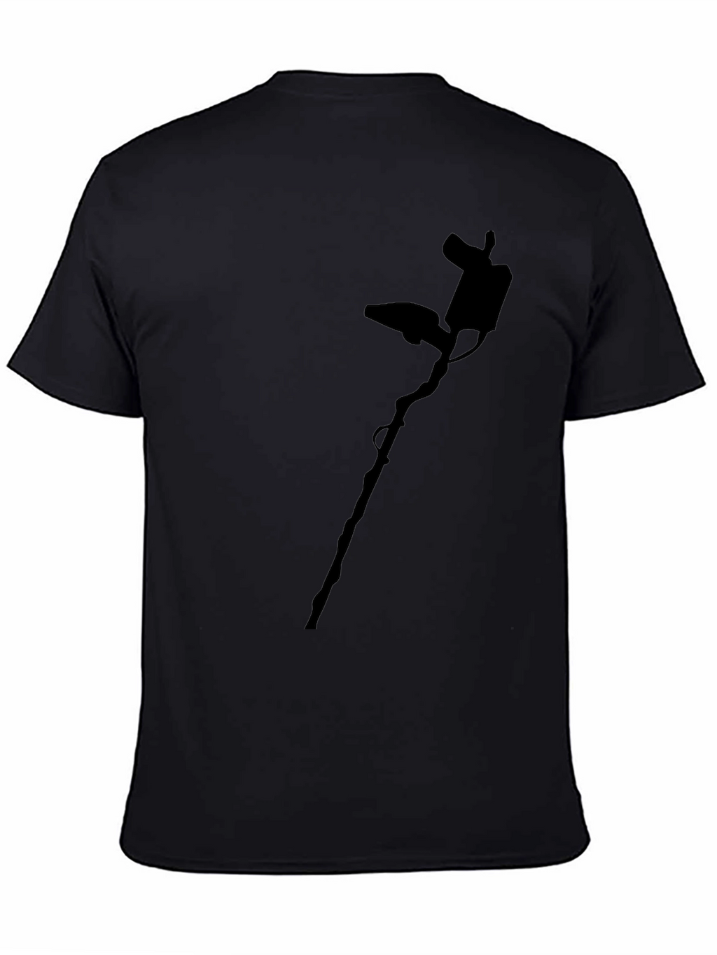 Metal Detector Graphic Tee - Mens Black Shirt