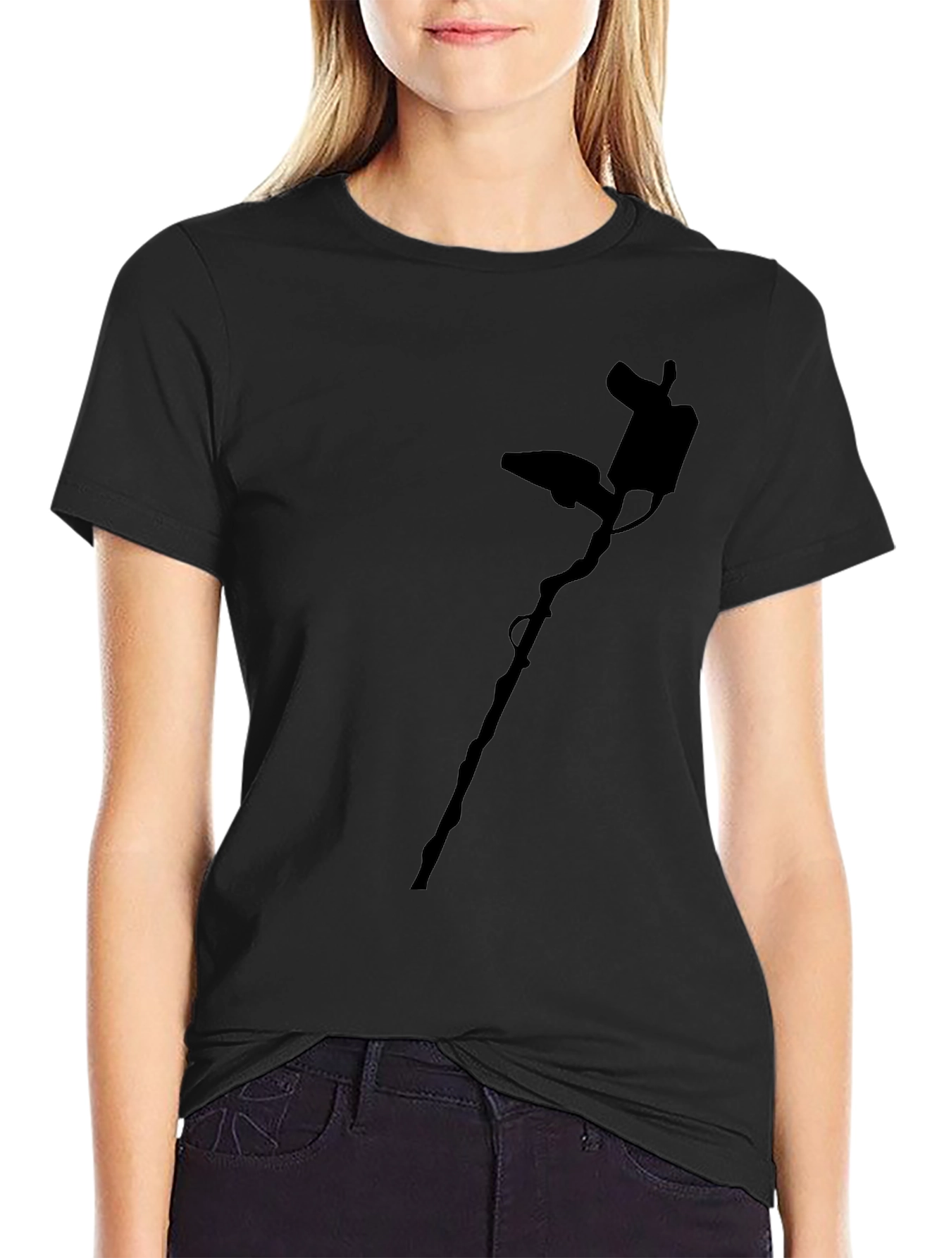 Metal Detector Graphic Tee - Mens Black Shirt