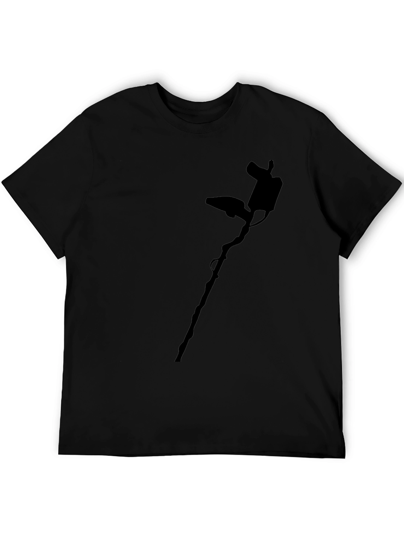 Metal Detector Graphic Tee - Mens Black Shirt
