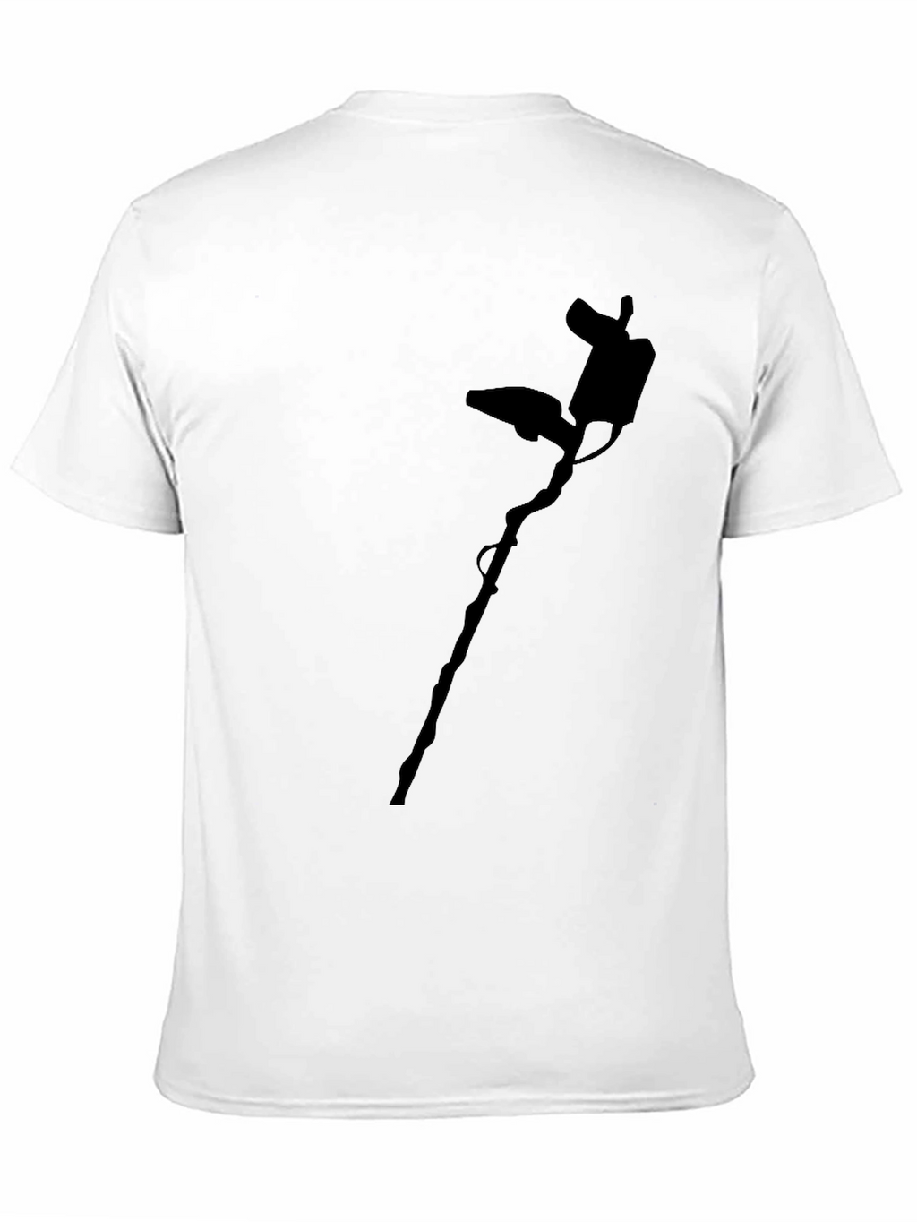 Metal Detector Graphic Tee - Mens Black Shirt