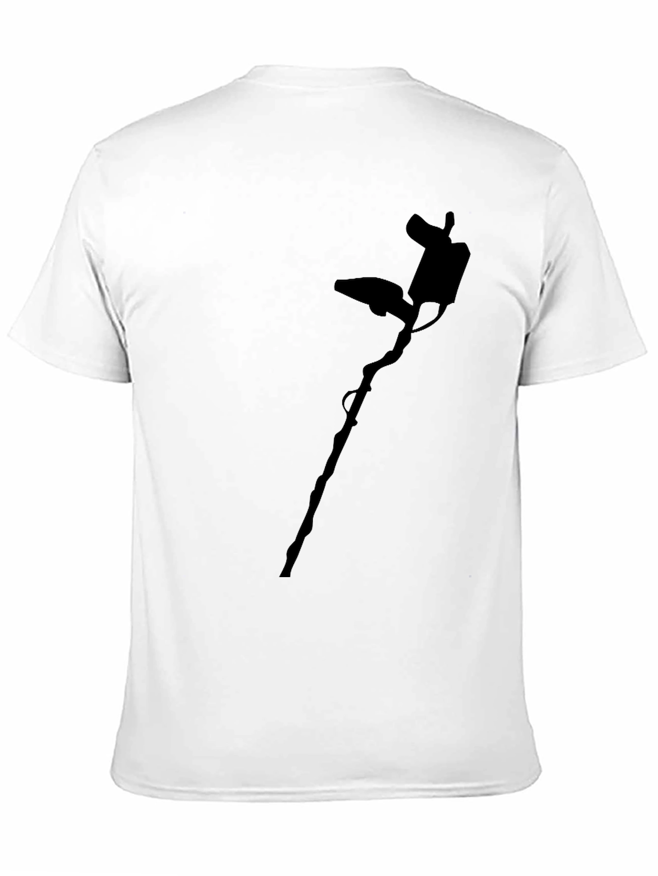 Metal Detector Graphic Tee - Mens Black Shirt