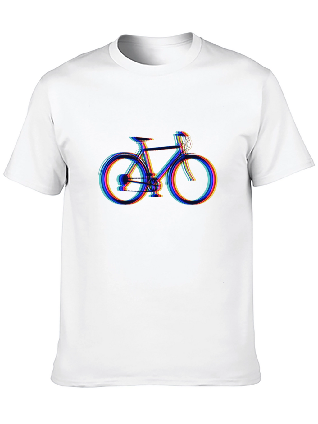 Bicycle Graphic Tee - Black Cotton Comfort