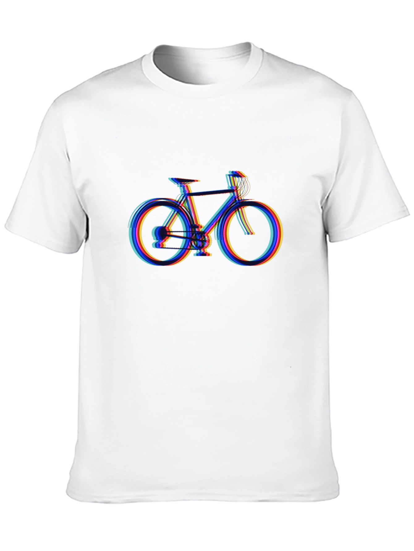 Bicycle Graphic Tee - Black Cotton Comfort