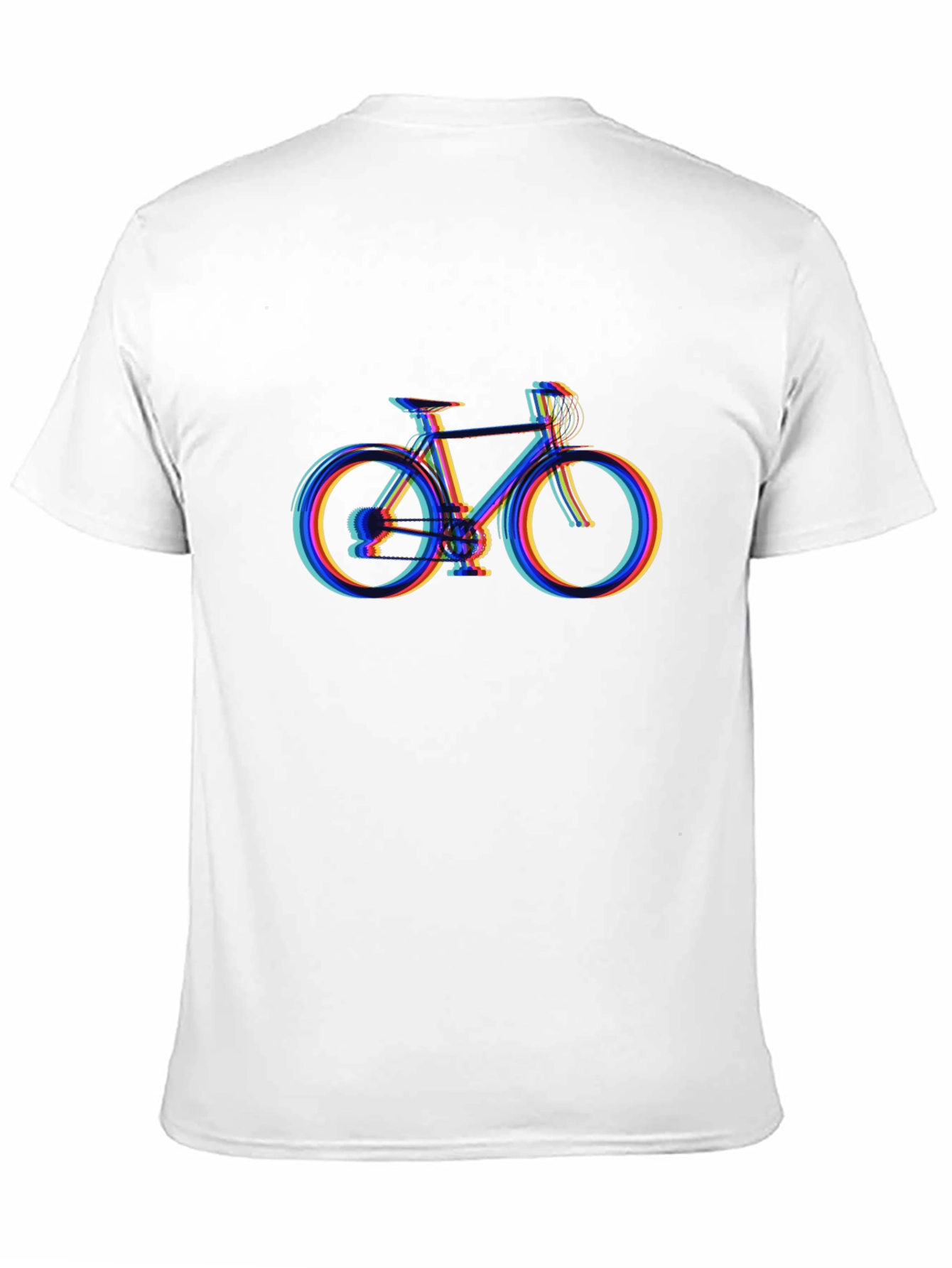 Bicycle Graphic Tee - Black Cotton Comfort