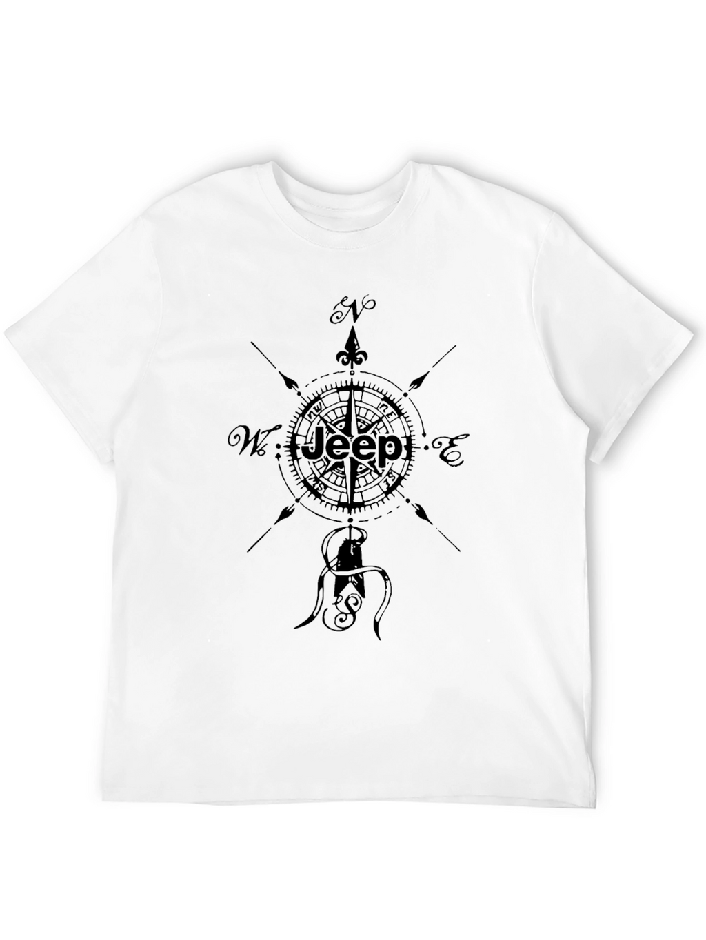 Jeep Compass Graphic Black T-Shirt