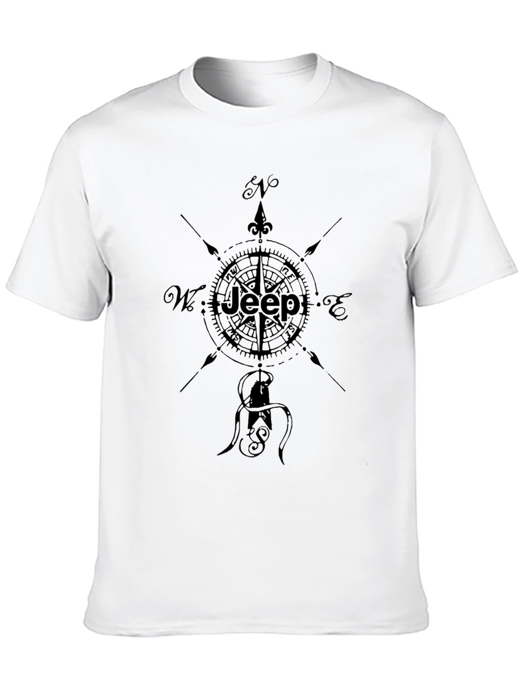 Jeep Compass Graphic Black T-Shirt