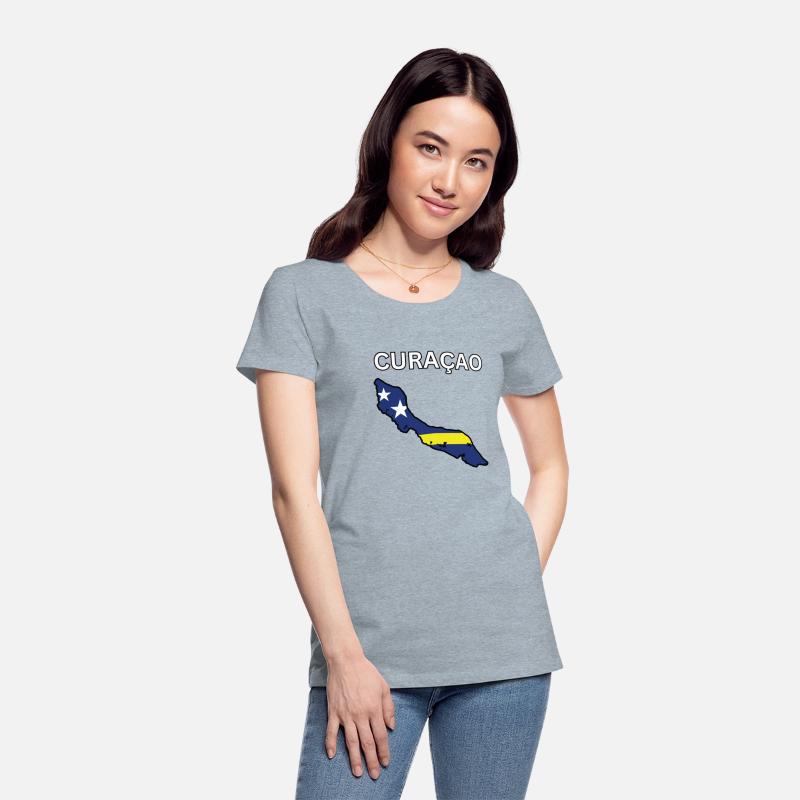Curaçao Flag Map