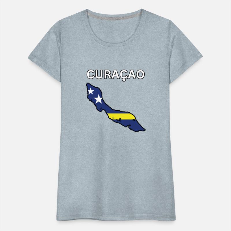 Curaçao Flag Map