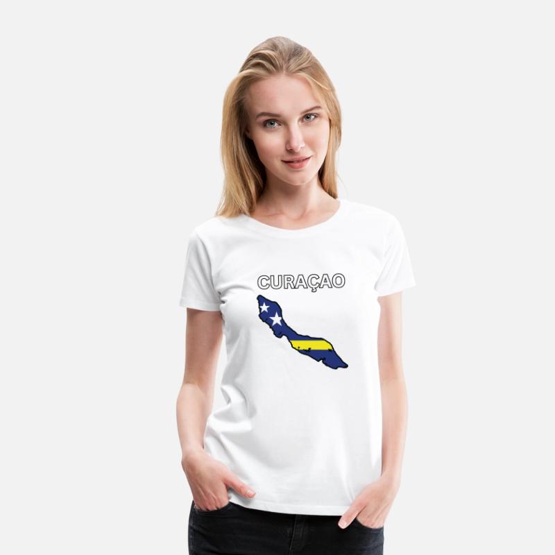 Curaçao Flag Map