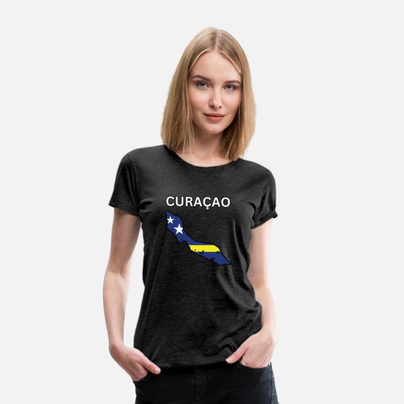 Curaçao Flag Map