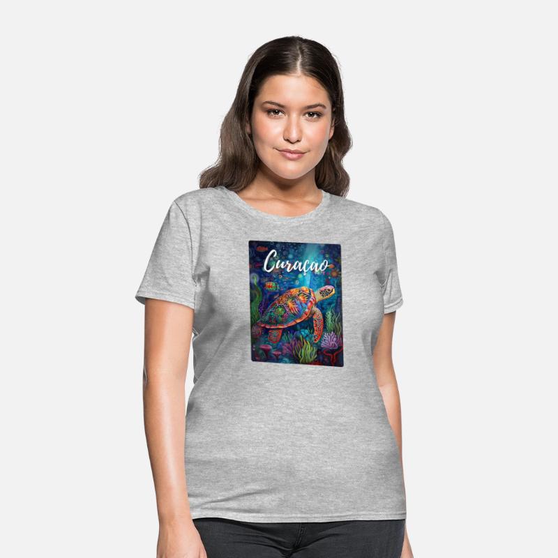 Curacao Turtle Caribbean Vintage