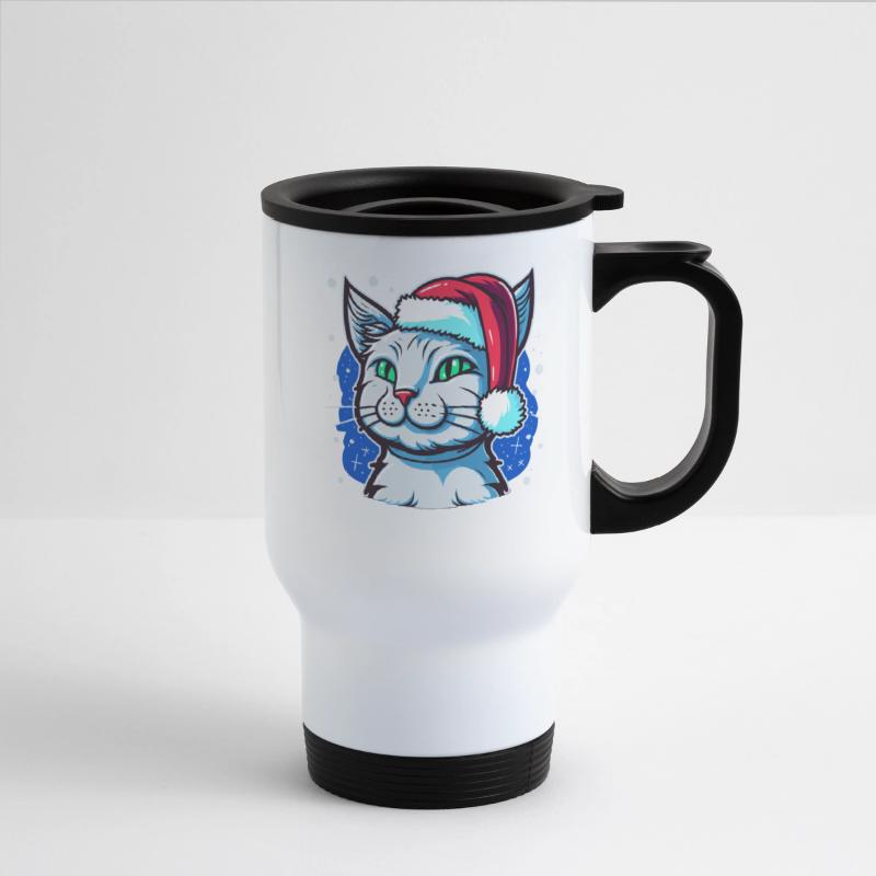 Cute Advent cat illustration, the ideal Advent