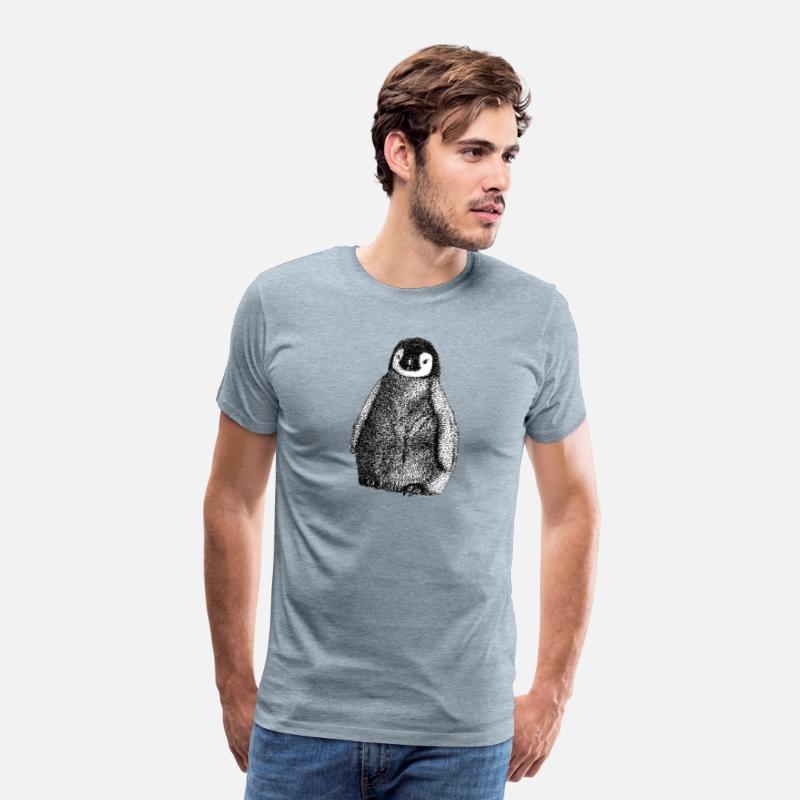 Cute Baby Emperor Penguin Illustration