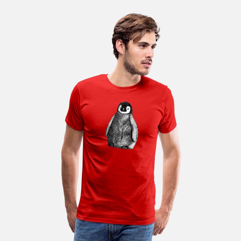 Cute Baby Emperor Penguin Illustration