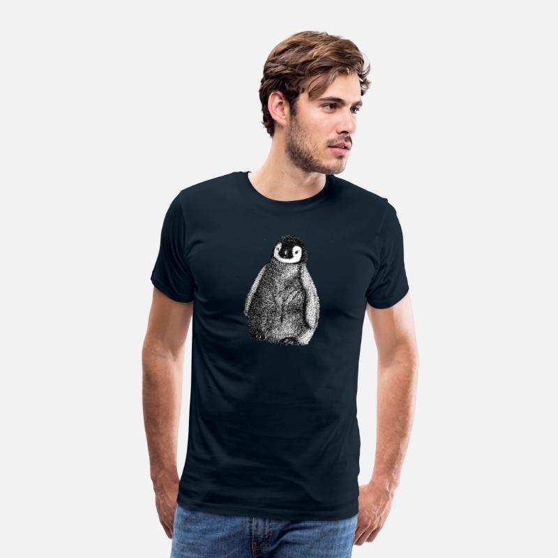 Cute Baby Emperor Penguin Illustration