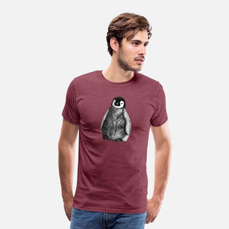 Cute Baby Emperor Penguin Illustration