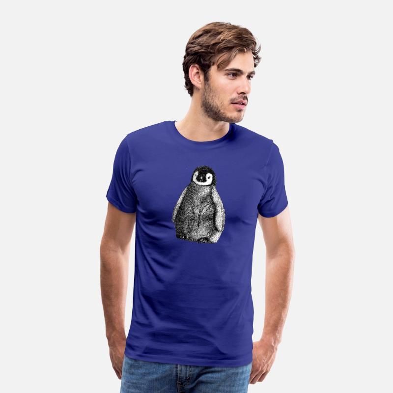 Cute Baby Emperor Penguin Illustration