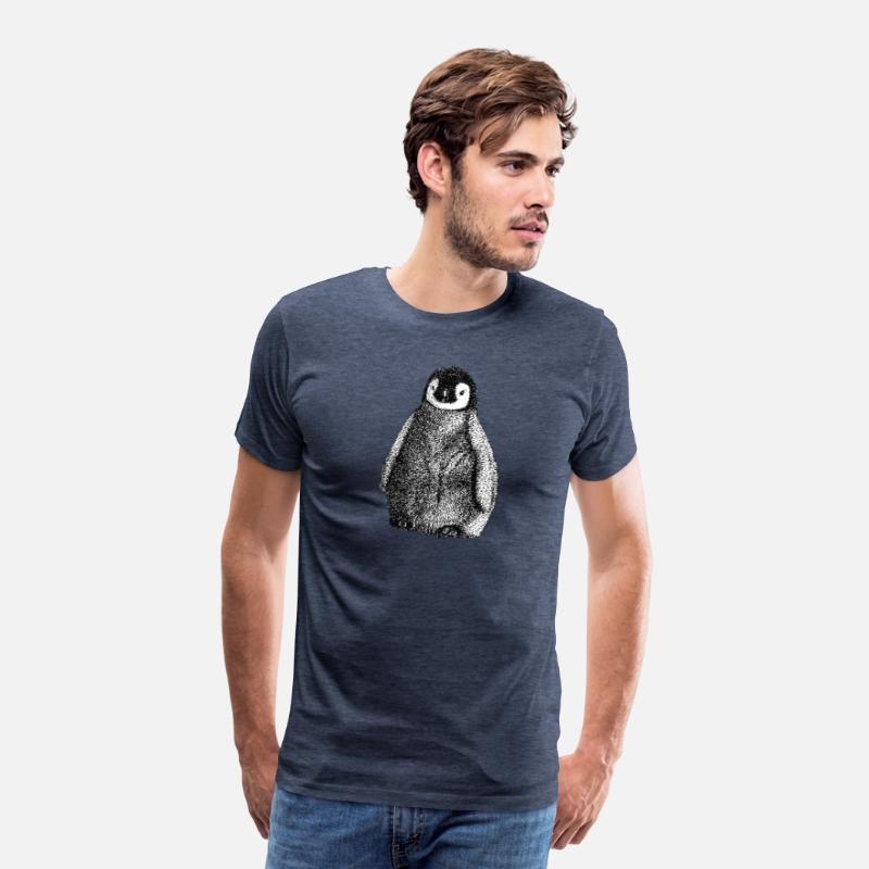 Cute Baby Emperor Penguin Illustration