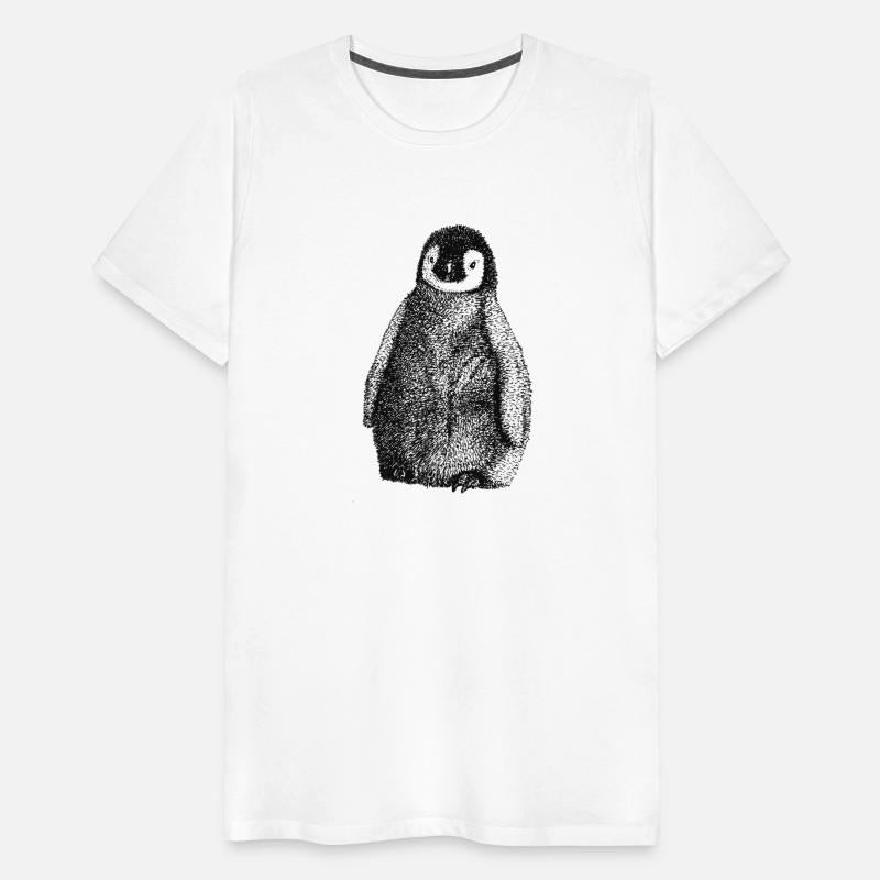 Cute Baby Emperor Penguin Illustration