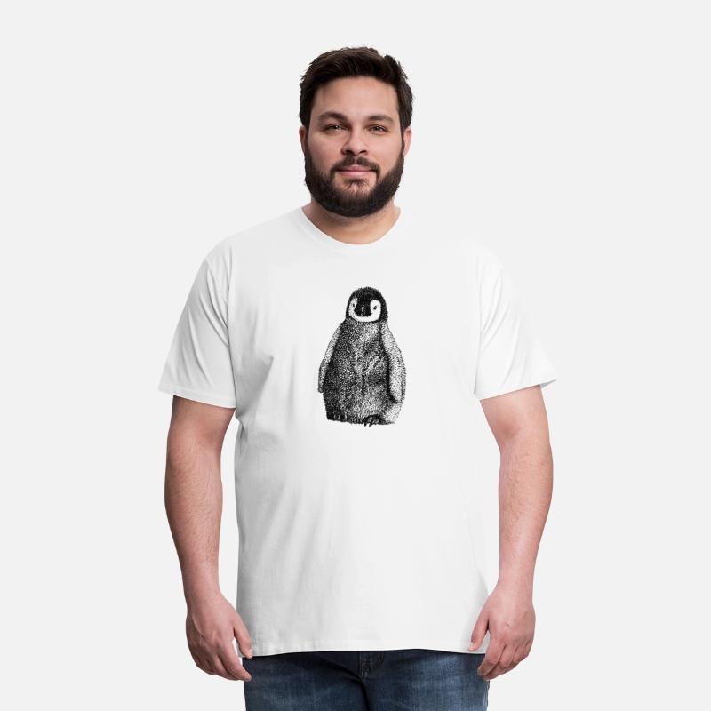 Cute Baby Emperor Penguin Illustration